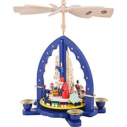 1-Tier Pyramid - The Giving - Blue - 27 cm / 11 inch