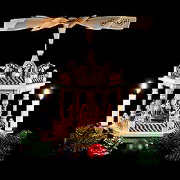 2-stckige Pyramide Christi Geburt - 33 cm
