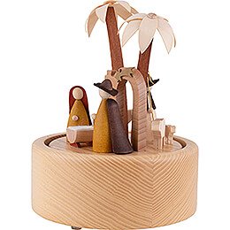 Spieldose Christi Geburt - Naturholzdesign - 18 cm