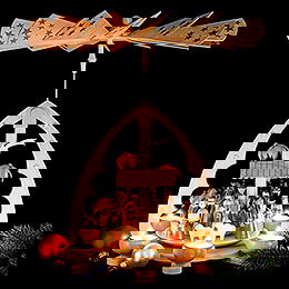 1-stckige Pyramide Christi Geburt - 40 cm