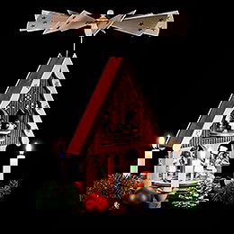 2-stckige Pyramide Haus Engelbckerei - 36 cm
