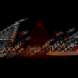 Nativity - illuminated - 24x50 cm / 9.4x19.7 inch