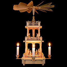 3-Tier Pyramid - Nativity - 45 cm / 17.7 inch