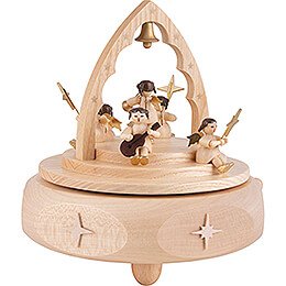 Music Box - Angel Concert - Natural - 15 cm / 5.9 inch