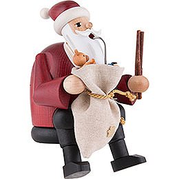Räuchermännchen Weihnachtsmann - Kantenhocker - 15 cm