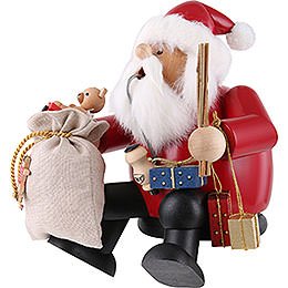 Räuchermännchen Weihnachtsmann - Kantenhocker - 26 cm