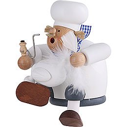 Smoker - Cook/Chef with Goose - Shelf Sitter - 17 cm / 7 inch