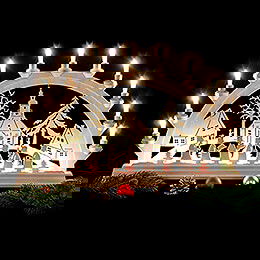 Candle Arch - Church of Seiffen - 65x40cm/26x16 inch