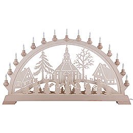 Candle Arch - Church of Seiffen - 84x49 cm/33x19 inch