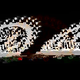 Candle Arch - Ore Mountains Motive - 84x49 cm / 33x19 inch