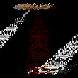 6-Tier Pyramid - Silent Night - 106 cm / 42 inch