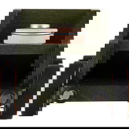Eisenbahnwagen grn - 19x12x13 cm