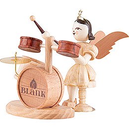 Angel Short Skirt with Drum Set - Natural - 6,6 cm / 2.6 inch