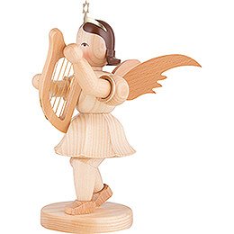 Shortskirt Angel Natural, with Lyre - 22 cm / 8.7 inch