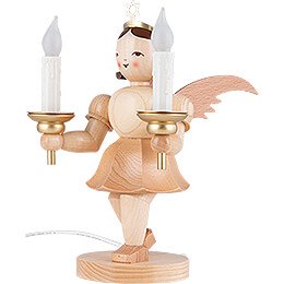 Shortskirt Angel Natural, with Electric Lighting - 22 cm / 8.7 inch