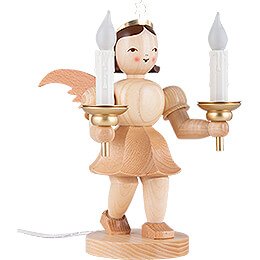 Shortskirt Angel Natural, with Electric Lighting - 22 cm / 8.7 inch