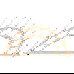 Candle Arch without Angels - Natural - 70x40 cm / 27.5x15.7 inch