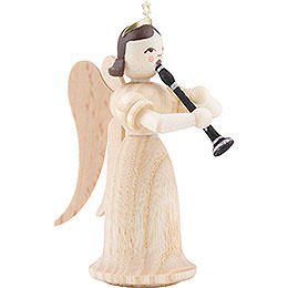 Angel Long Skirt with Clarinet, Natural - 6,6 cm / 2.6 inch