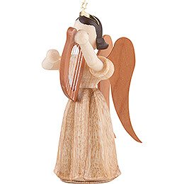 Long Pleated Skirt Angel with Lyre, Natural - 6,6 cm / 2.6 inch
