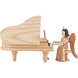 Long Pleated Skirt Angel at the Piano, Natural - 6,6 cm / 2.6 inch