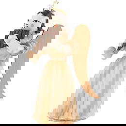 Angel Long Pleated Skirt with Panpipe, Natural - 6,6 cm / 2.6 inch