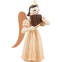 Angel Long Pleated Skirt with Panpipe, Natural - 6,6 cm / 2.6 inch