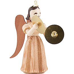 Angel Long Pleated Skirt with Cymbals, Natural - 6,6 cm / 2.6 inch