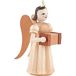 Angel Long Pleated Skirt with Harmonica, Natural - 6,6 cm / 2.6 inch