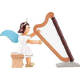 Angel Short Skirt Colored, Harp Sitting - 6,6 cm / 2.6 inch