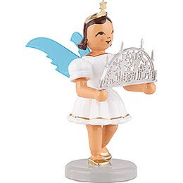 Angel Short Skirt Colored with Candle Arch - 6,6 cm / 2.6 inch