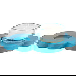 Tea Light Holder Cloud - Colored - without Angel - 13x8cm / 5.1x3.1 inch