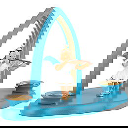 Cloud with Angel and Pointed Arch - 17x9x12 cm / 6.7x3.5x4.7 inch