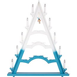 Light Triangle - Electric Lights and One Floating Angel - 53x66 cm / 20.9x26 inch