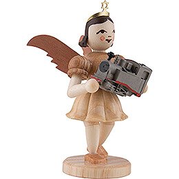 Angel Short Skirt with Locomotive, Natural - 6,6 cm / 2.6 inch