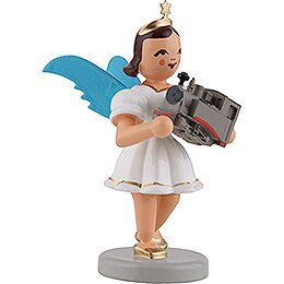 Angel Short Skirt with Locomotive, Colored - 6,6 cm / 2.6 inch