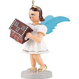 Angel Short Skirt with Gingerbread House - Colored - 6,6 cm / 2.6 inch