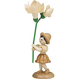Flower Child with Freesia - Natural - 11 cm / 4.3 inch