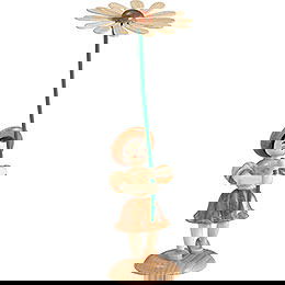 Blooming Companions - 3 Enchanting Blank Flower Children