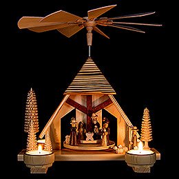 1-Tier Pyramid - Nativity Scene - 30 cm / 11.8 inch