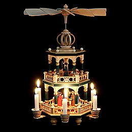 2-Tier Pyramid - The Christmas Story - 40 cm / 16 inch
