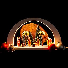 Modern Light Arch - Nativity - White - 26x49 cm / 10.2x19.3 inch