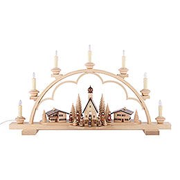 Candle Arch - Village in the Alps - 64 cm / 25 inch