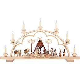 Candle Arch - Christmas Story - 64 cm / 56 inch - 120 V Electr. (US-Standard)