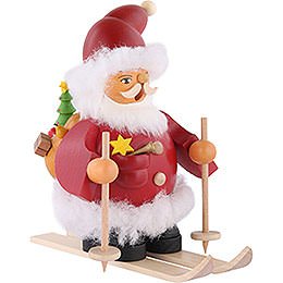 Smoker - Santa on Ski - 14 cm / 6 inch