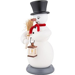 Smoker - Snowman - Colored - 23 cm / 9 inch