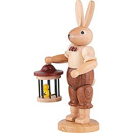Easter Bunny with Bird Cage - 11 cm / 4 inch