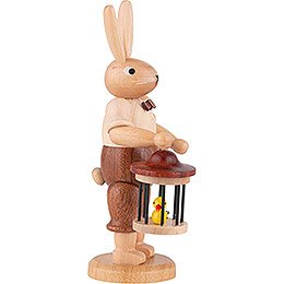 Easter Bunny with Bird Cage - 11 cm / 4 inch