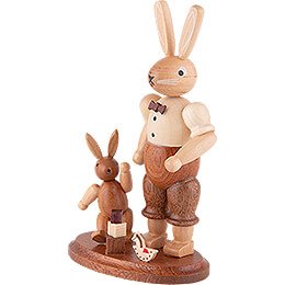 Easter Bunny Farther with Child - 11 cm / 4 inch