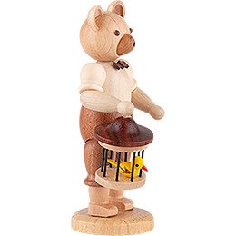 Bear with Bird Cage - 10 cm / 4 inch