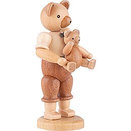 Bear Father with Child - 10 cm / 4 inch